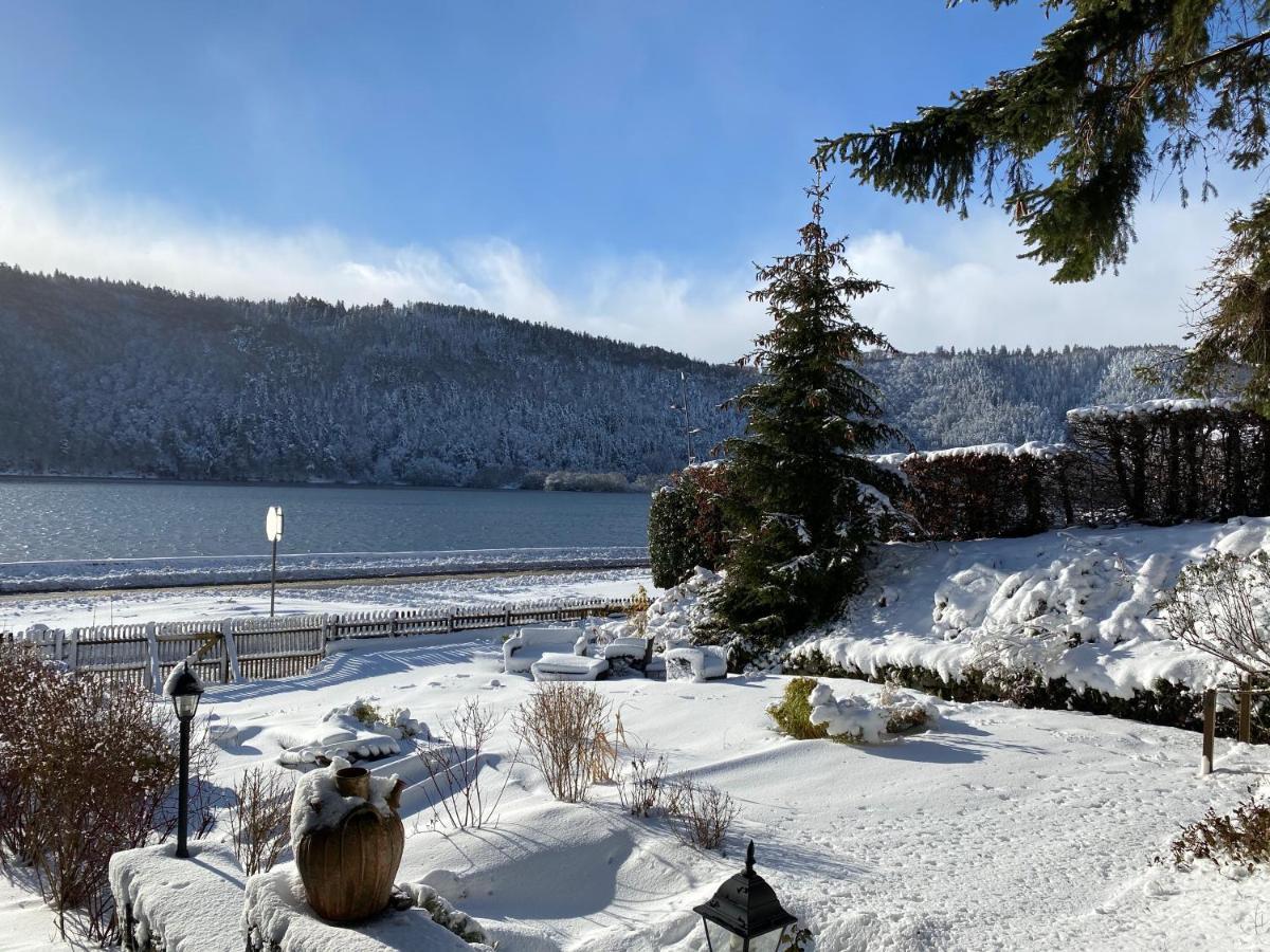 Hotel La Bonne Hotesse Chambon-sur-Lac Esterno foto